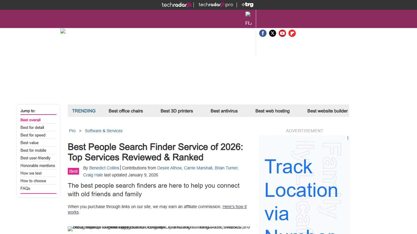 Best people search finder service of 2026: reviewed, ranked and rated | TechRadar
